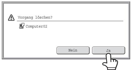 SHARP MX-2614N/3114N - Brechen Sie den Auftrag ab. - 1