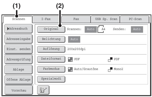 SHARP MX-2614N/3114N - Systemeinstellungen (Administrator): Bcc-Einstellung - 1