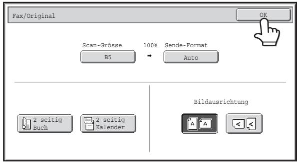 SHARP MX-2614N/3114N - Legen Sie die ScangröBe fest. - 2