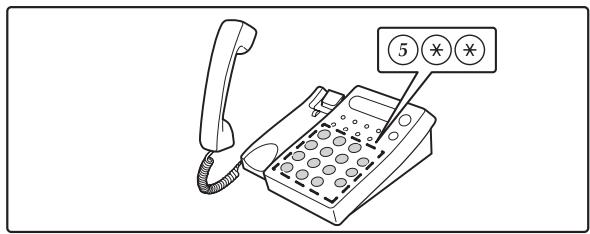 SHARP MX-2614N/3114N - EMPFANGEN EINES FAXES NACH DER ANNAHME DES ANRUFS MIT DEM DURCHWAHLTELEFON (Fernempfang) - 2