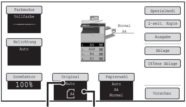 SHARP MX-2614N/3114N - Beispiel für Basisbildschirm - 1