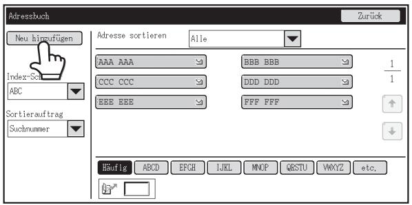 SHARP MX-2614N/3114N - Felder zur Speicherung von Gruppen - 3