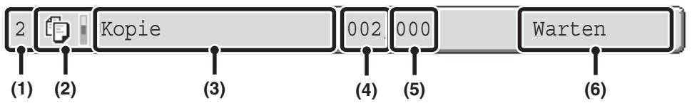 SHARP MX-2614N/3114N - Auftragstastenanzeige - 1