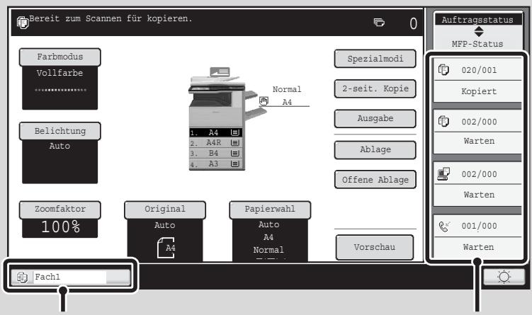 SHARP MX-2614N/3114N - BILDSCHIRM AUFTRAGSSTATUS - 3