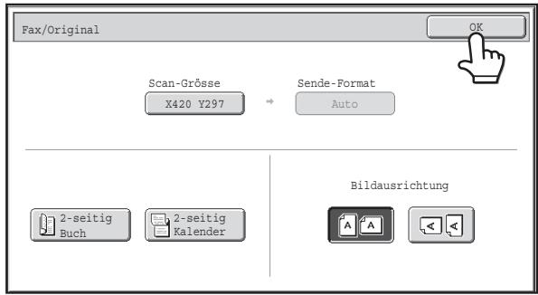 SHARP MX-2614N/3114N - Geben Sie die Scangröbe ein. - 2