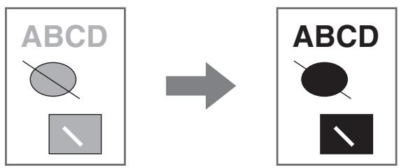SHARP MX-2614N/3114N - BLASSEN TEXT ODER LINIEN SCHWARZ DRUCKEN (Text zu Schwarz/ Vektor zu Schwarz) - 1