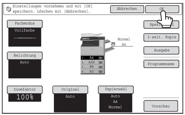 SHARP MX-2614N/3114N - Bearbeiten oder Löschen eines Auftragsprogrammes... - 2