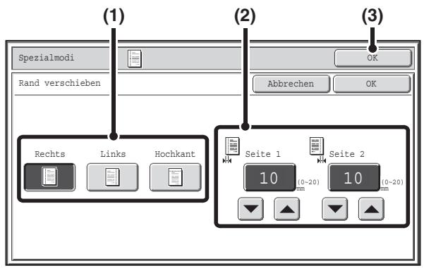 SHARP MX-2614N/3114N - Wahlen Sie die Spezialmodi. - 1