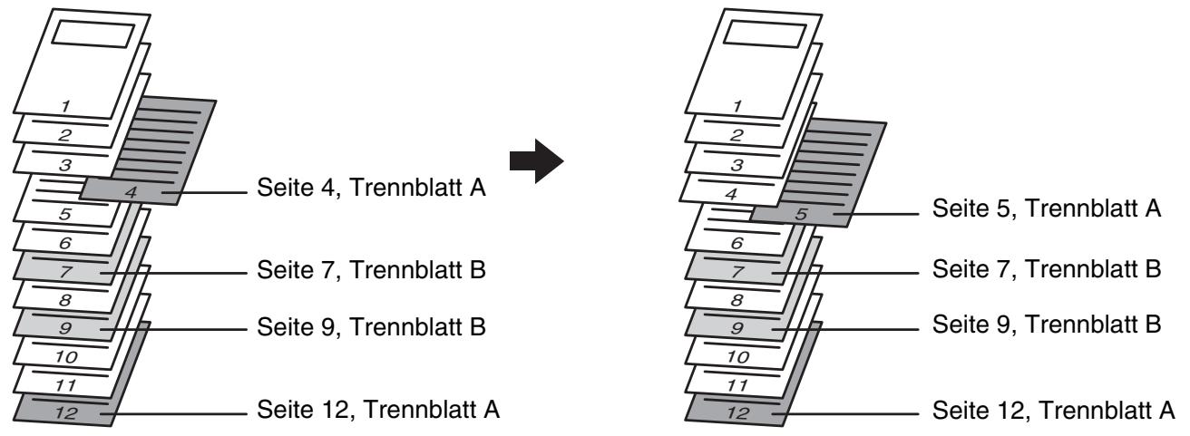 SHARP MX-2614N/3114N - ÄNDERN VON EINSTELLUNGEN FÜR   DECKBLÄTTER/TRENNBLÄTTER (Seitenansicht) - 1