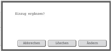SHARP MX-2614N/3114N - Berühren Sie die Taste für das Blatt, das Sie löschen oder ändern möchten. - 1