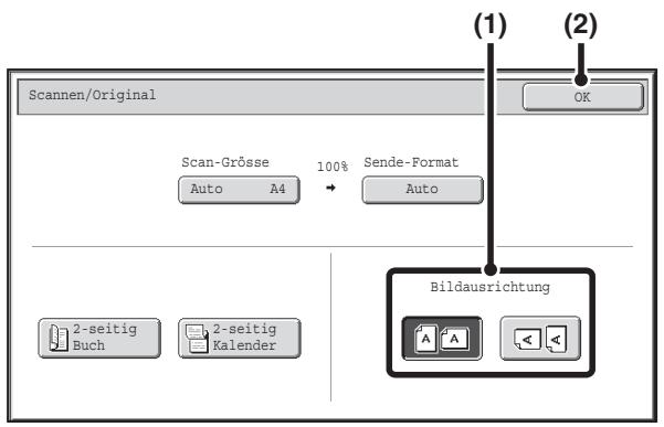 SHARP MX-2614N/3114N - Wechseln Sie in den Scanmodus und rufen Sie das Bildeinstellungsfenster auf. - 2