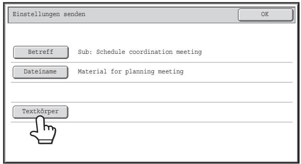 SHARP MX-2614N/3114N - Wenn Sie den Dateinamen ändern möchten, berühren Sie die Taste [Datumname]. - 1