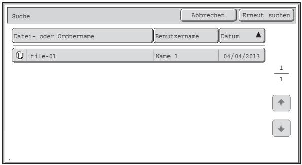 SHARP MX-2614N/3114N - Berühren Sie die Taste [Suche starten]. - 1