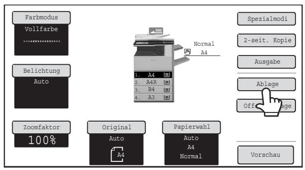 SHARP MX-2614N/3114N - Legen Sie das Original ein. - 1