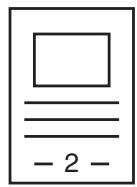 SHARP MX-2614N/3114N - SENDEN VON ZWEI SEITEN ALS EINE EINZELNE SEITE (2auf1) - 2