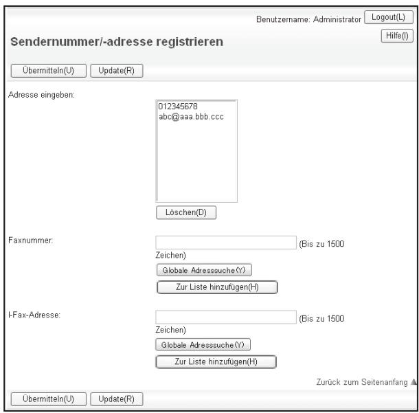 SHARP MX-2614N/3114N - Aktivieren der Eingangsroutingfunktion. - 2