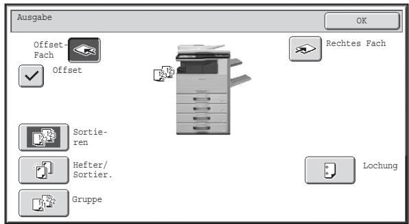 SHARP MX-2614N/3114N - Ausgabeeinstellungen - 1