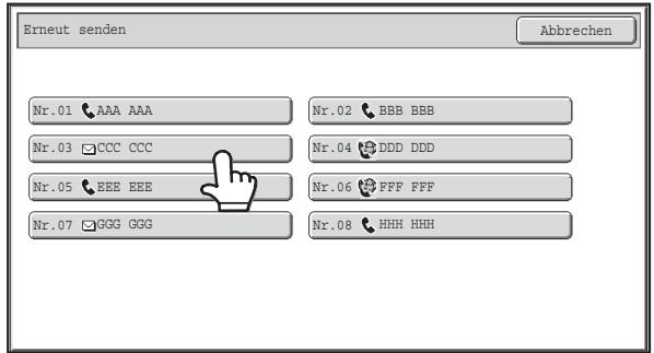 SHARP MX-2614N/3114N - VERWENDEN DER FUNKTION ERNEUT SENDEN - 2