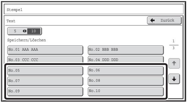 SHARP MX-2614N/3114N - DeruHren Sie die Taste [Text] am Steimpel-Auswahnbildschmitt. - 2