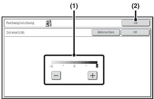 SHARP MX-2614N/3114N - ANPASSEN DER INTENSITÄT EINER KOPIE (Intensität) - 2
