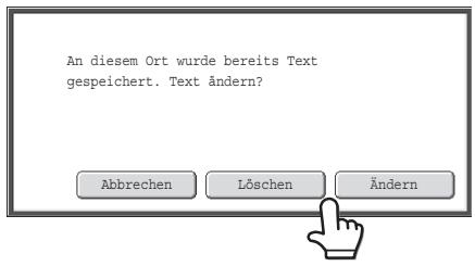 SHARP MX-2614N/3114N - So bearbeiten oder löschen Sie eine Textzeichenfolge... - 1