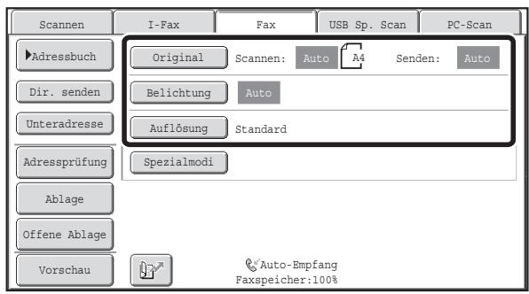 SHARP MX-2614N/3114N - Wahlen Sie die Bildeinstellungen. - 1