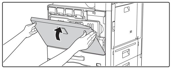 SHARP MX-2614N/3114N - Verschlieben Sie den Behälter für Abfall-Toner. - 1