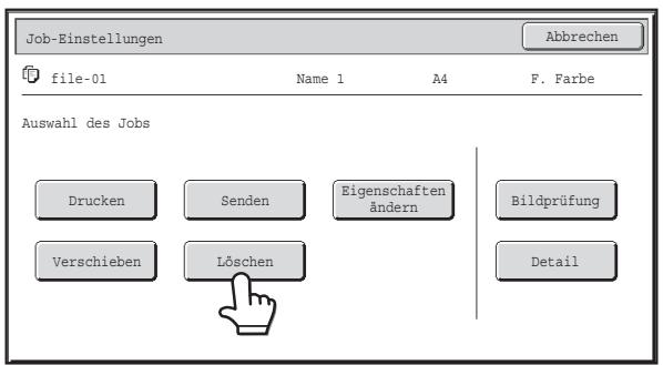 SHARP MX-2614N/3114N - Löschen Einer Gespeicherten DATEI - 1