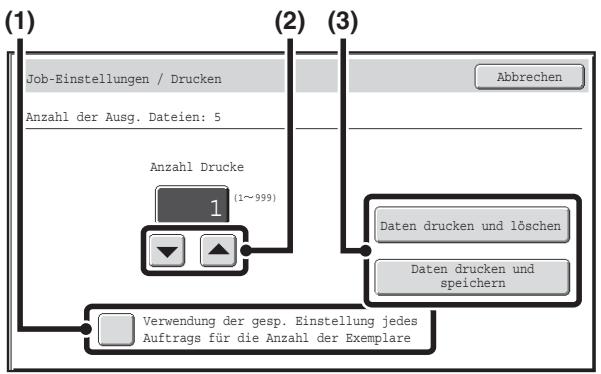 SHARP MX-2614N/3114N - Berühren Sie die Taste [OK]. - 1