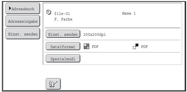 SHARP MX-2614N/3114N - SENDEN EINER GESPEICHERTEN DATEI - 2