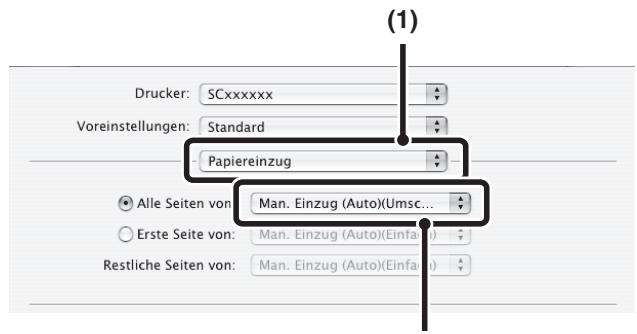 SHARP MX-2614N/3114N - Wahlen Sie das Papierformat. - 2