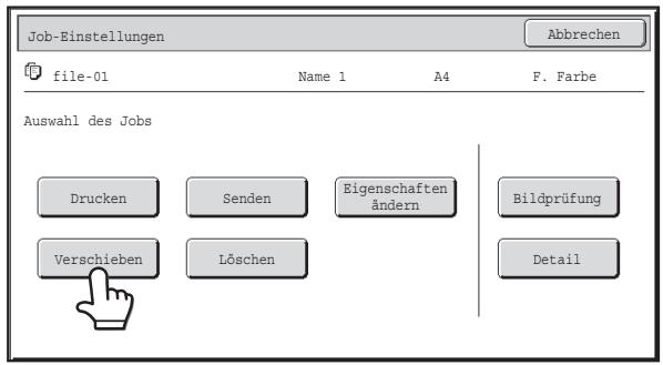 SHARP MX-2614N/3114N - VERSCHIEBEN EINER GESPEICHERTEN DATEI - 1