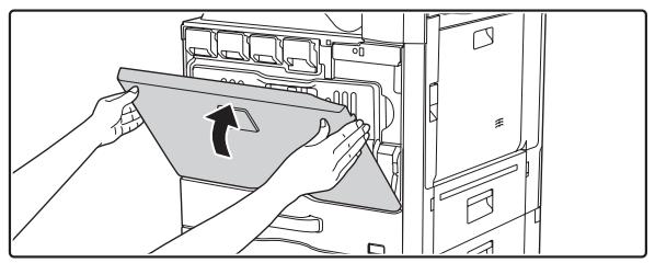 SHARP MX-2614N/3114N - Verschlieben Sie den Behälter für Abfall-Toner. - 1