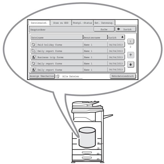 SHARP MX-2614N/3114N - Praktisch für die Verwaltung von früig verwendeten Dokumenten - 2