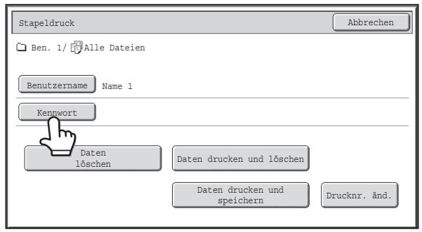 SHARP MX-2614N/3114N - Wahlen Sie den Benutzernamen aus. - 2