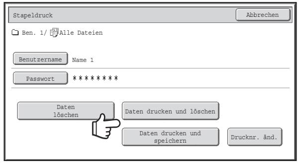 SHARP MX-2614N/3114N - Berühren Sie die Taste [Drucknr.änd.], um die Anzahl der Kopien festzulegen. - 2