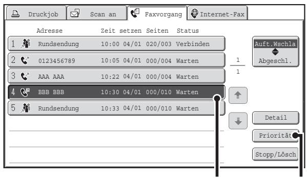 SHARP MX-2614N/3114N - EINEM RESERVIERTEN FAX VORRANG GEBEN - 2