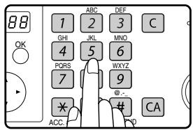 SHARP MX-FX10 - Utilisez les touches numériques pour selectionner l'heure à laquelle vous souhaitez que l'opération ait lieu. - 1