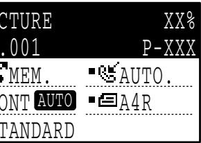 SHARP MX-FX10 - Appuyez sur la touche [DEPART] (8). - 4
