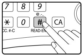 SHARP MX-FX10 - Appuyez sur la touche [READ-END (FIN LECTURE)] après la numérisation de la dernière page (#). - 1