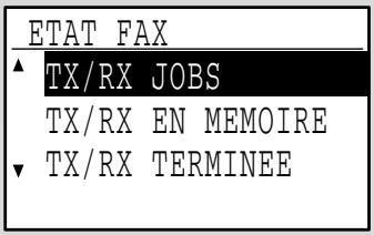 SHARP MX-FX10 - Appuyez sur la touche [ETAT TELECOPIEUR]. - 4