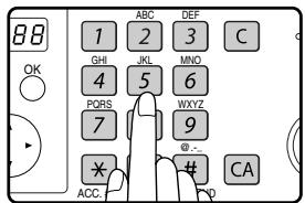 SHARP MX-FX10 - ENVOI D'UN FAX PAR COMPOSITION ABREGEE - 3