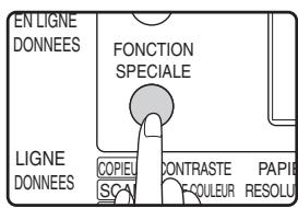 SHARP MX-FX10 - En mode fax, appuyez sur la touche [FONCTION SPECIALE]. - 1