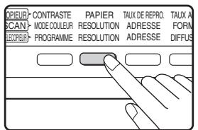 SHARP MX-FX10 - Appuyez sur la touche [RESOLUTION]. - 1