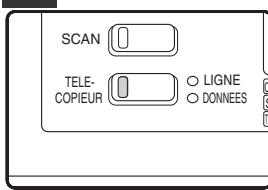 SHARP MX-FX10 - Vérifiez que l'appareil est en mode fax - 1
