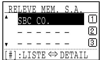 SHARP MX-FX10 - Sélectionnez le nom de la boîte publique de code F à editor à l'aide de la touche [▼] ou [▲]. - 2