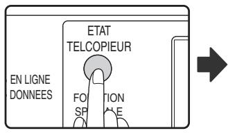 SHARP MX-FX10 - Appuyez sur la touche [ETAT TELECOPIEUR]. - 1