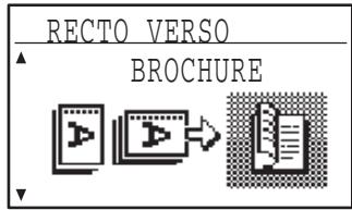 SHARP MX-FX10 - Sélectionnez livre ou bloc-notes du type d'original recto verso à l'aide de la touche [▼] ou [▲]. - 2