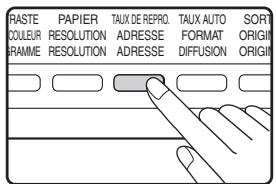 SHARP MX-FX10 - RECHERCHE D'UN DESTINATAIRE PROGRAMME (AL'AIDE DE LA TOUCHE [ADRESSE]) - 1