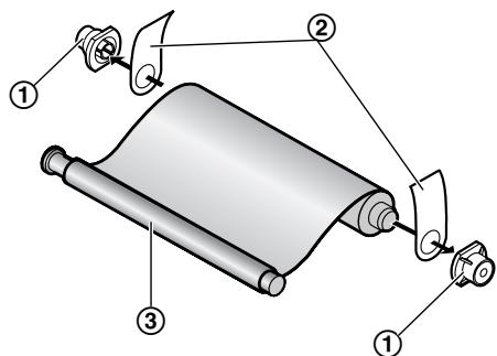 PANASONIC KXFC235E - Replacing the ink film - 2